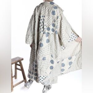 Magnolia Pearl Patchwork Quilted
Polkadots Linen Coat